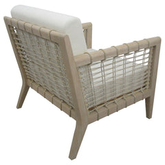 Cantu White Weathered Natural HP0426 Accent Chair - Ornate Home