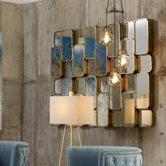 Canute Gold Modern Mirror - Ornate Home