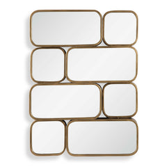 Canute Gold Modern Mirror - Ornate Home