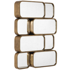 Canute Gold Modern Mirror - Ornate Home