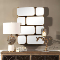 Canute Gold Modern Mirror - Ornate Home