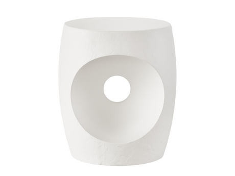 Canyo Abaco White Accent Table - Ornate Home