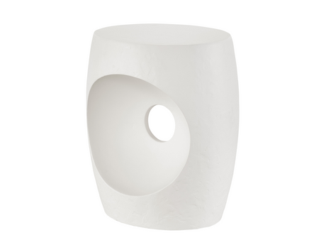 Canyo Abaco White Accent Table - Ornate Home