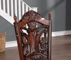 Canyonville Brown Cherry/Dark Brown 7 Pc. Dining Room Set - Ornate Home