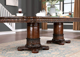 Canyonville Brown Cherry/Dark Brown 7 Pc. Dining Room Set - Ornate Home