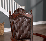 Canyonville Brown Cherry/Dark Brown 9 Pc. Dining Room Set - Ornate Home