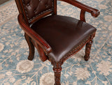 Canyonville Brown Cherry/Dark Brown 9 Pc. Dining Room Set - Ornate Home