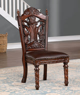 Canyonville Brown Cherry/Dark Brown 9 Pc. Dining Room Set - Ornate Home
