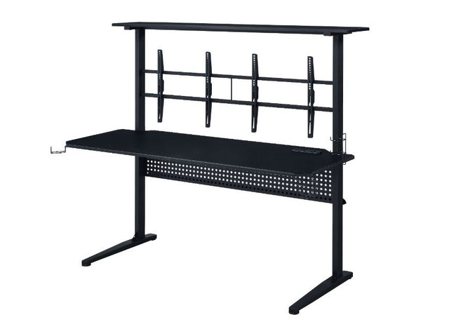 Canzi Gaming Desk w/LED & USB Port - Ornate Home