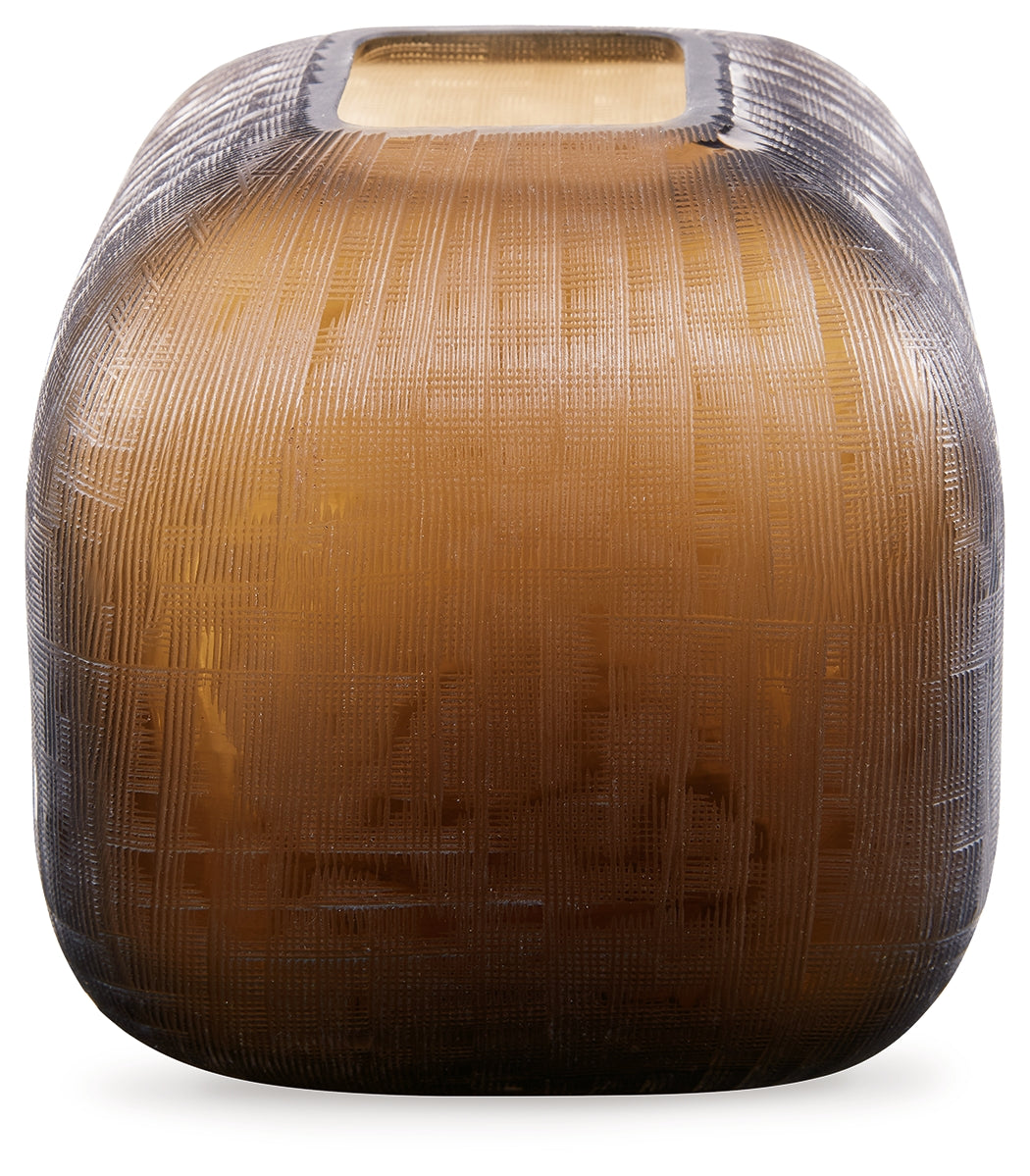 Capard Brown Vase (7.75" H) (Online Special Price) - Ornate Home