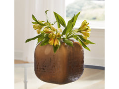 Capard Brown Vase (7.75" H) - Ornate Home