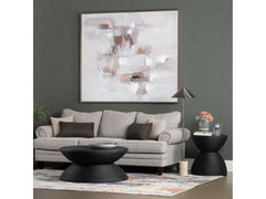 Cape Rosa 1 Brown/White Canvas - Ornate Home