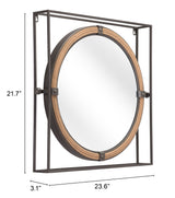 Capell Antique Gray Mirror