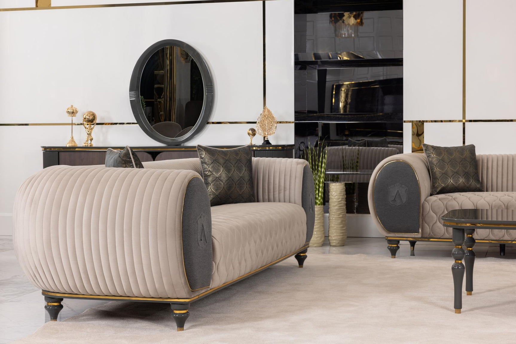 Capella 3 Seater Sofa - Ornate Home