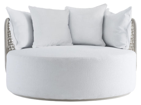 Capella Almond/White/Cream Swivel Outdoor Daybed - Ornate Home