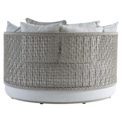 Capella Almond/White/Cream Swivel Outdoor Daybed - Ornate Home