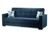 Capella Denim Dark Blue Sofa Bed - Ornate Home
