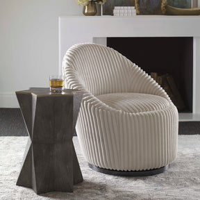 Capella Gray Accent Table - Ornate Home
