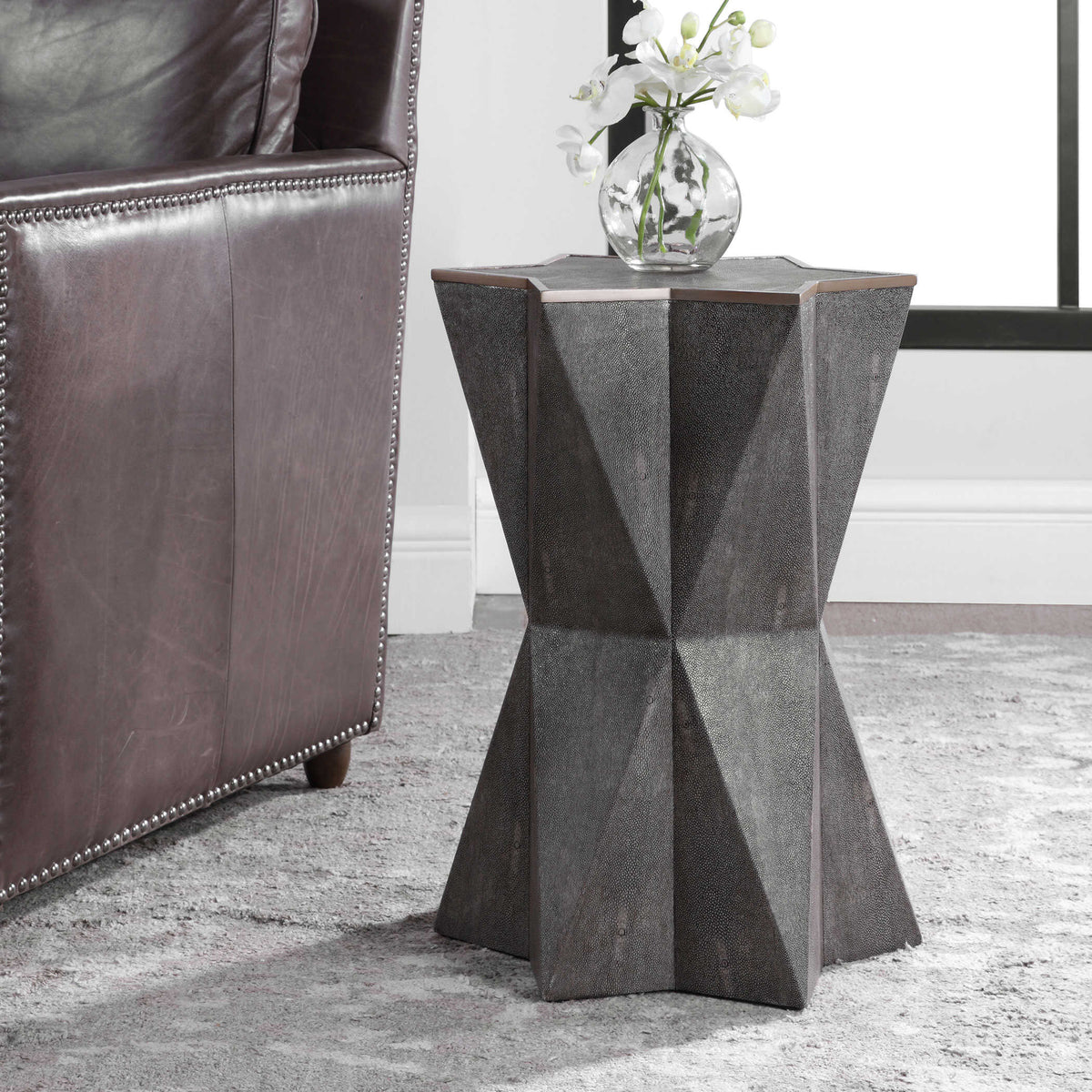 Capella Gray Accent Table - Ornate Home