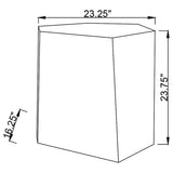 Capella Silver 2-piece Mirrored Coffee and End Table Set - Ornate Home