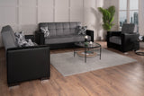 Capella Westchester Grey Living Room Set with Sleepers - Ornate Home