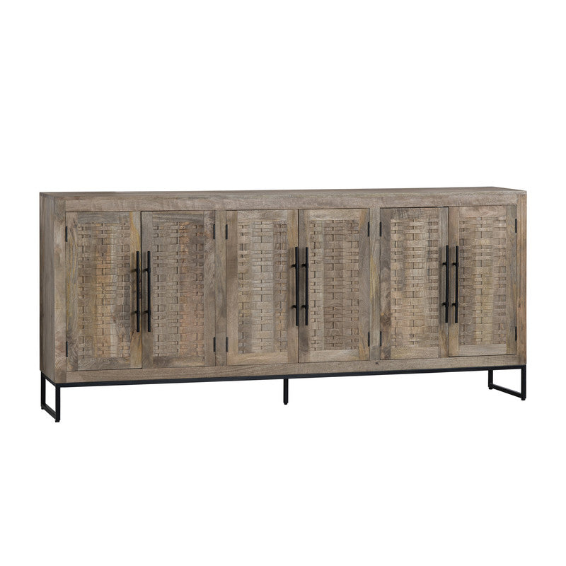Capetown Brown/Black Sideboard - Ornate Home