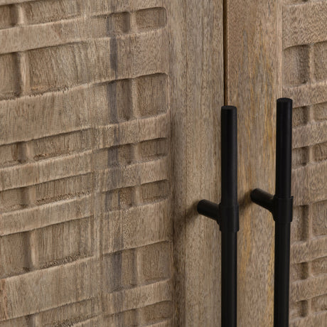 Capetown Brown/Black Sideboard - Ornate Home