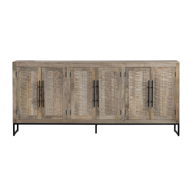 Capetown Brown/Black Sideboard - Ornate Home