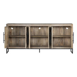 Capetown Brown/Black Sideboard - Ornate Home