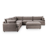 Caplan 6 Piece Sectional with Ottoman - Ornate Home