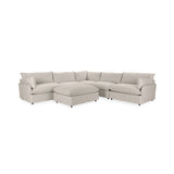 Caplan 6 Piece Sectional with Ottoman - Ornate Home