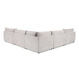 Caplan 6 Piece Sectional with Ottoman - Ornate Home