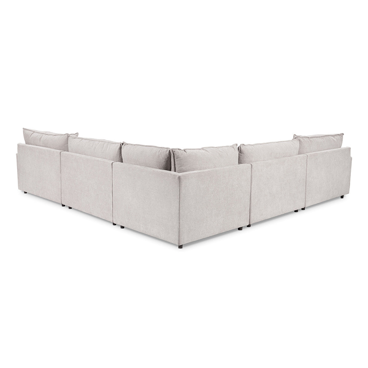 Caplan 6 Piece Sectional with Ottoman - Ornate Home