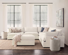 Caplan 6 Piece Sectional with Ottoman - Ornate Home