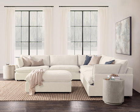 Caplan 6 Piece Sectional with Ottoman - Ornate Home