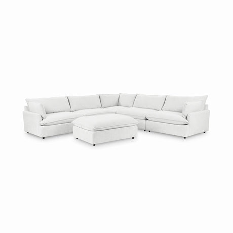 Caplan 6 Piece Sectional with Ottoman - Ornate Home