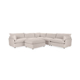 Caplan 6 Piece Sectional with Ottoman - Ornate Home
