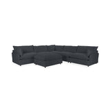Caplan 6 Piece Sectional with Ottoman - Ornate Home
