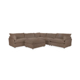 Caplan 6 Piece Sectional with Ottoman - Ornate Home