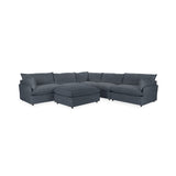 Caplan 6 Piece Sectional with Ottoman - Ornate Home