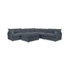 Caplan 6 Piece Sectional with Ottoman - Ornate Home