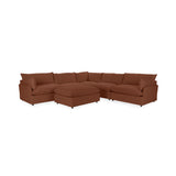 Caplan 6 Piece Sectional with Ottoman - Ornate Home