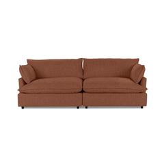 Caplan Brick Red 2-Piece Sectional - Ornate Home