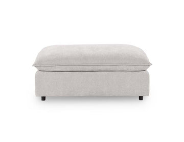 Caplan Gray Upholstered Ottoman - Ornate Home
