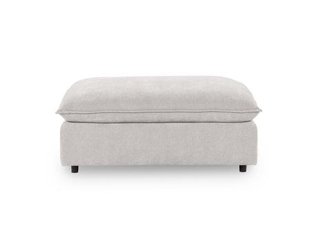 Caplan Gray Upholstered Ottoman - Ornate Home
