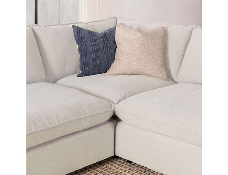 Caplan Ivory 6 Piece Modular Sectional w/ Ottoman - Ornate Home