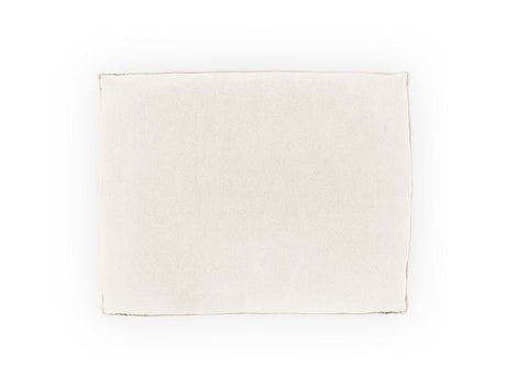 Caplan Ivory Upholstered Ottoman - Ornate Home