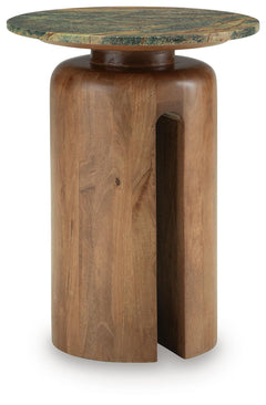Caplow Brown/Green Accent Table - Ornate Home