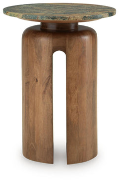 Caplow Brown/Green Accent Table - Ornate Home