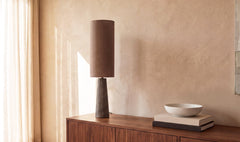 Capra Dark Brown 33 in Lamp - Ornate Home